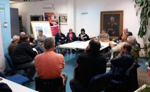 reunion autoridades y comision barriales de las piedras