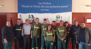 guardaplazas en las piedras