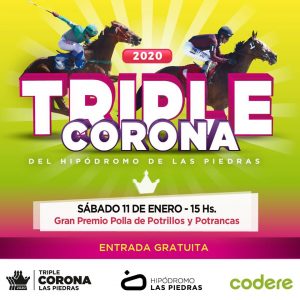afiche triple corona hipodromo las piedras 2020