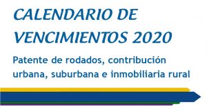 calendario vencimientos tributos canelones 2020