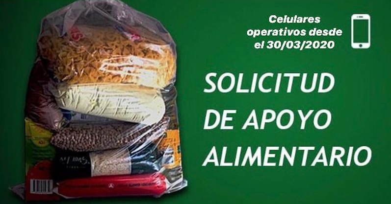 solicitud de apoyo alimentario canelones