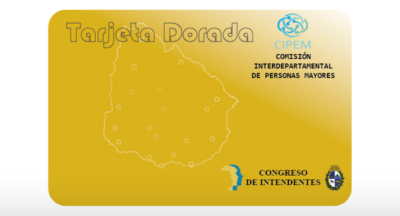 tarjeta dorada