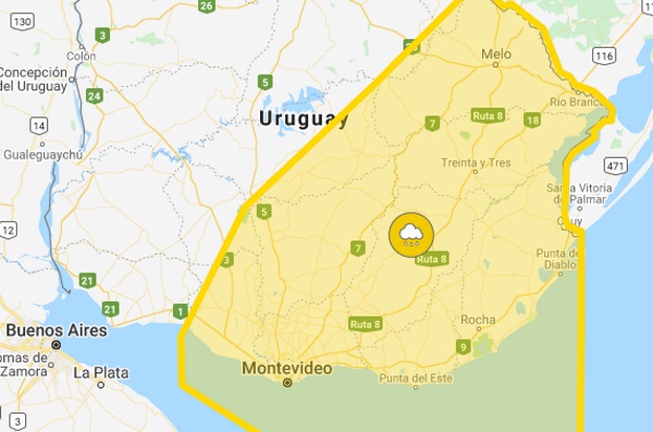 alerta amarilla inumet 3-12-202