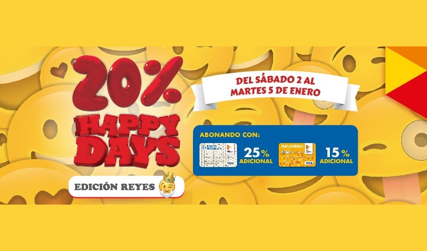 descuentos shopping reyes 2021