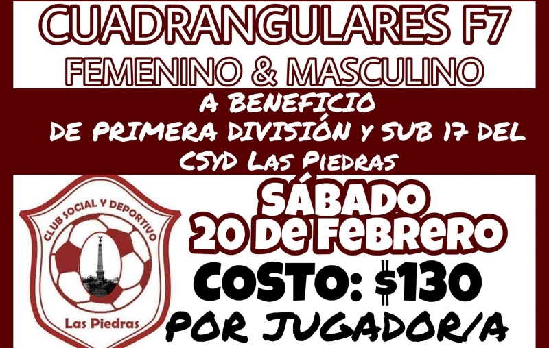 cuadrangular fútbol 7 masculino y femenino - csyd las piedras