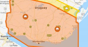 Alerta INUMET - 25-03-2021