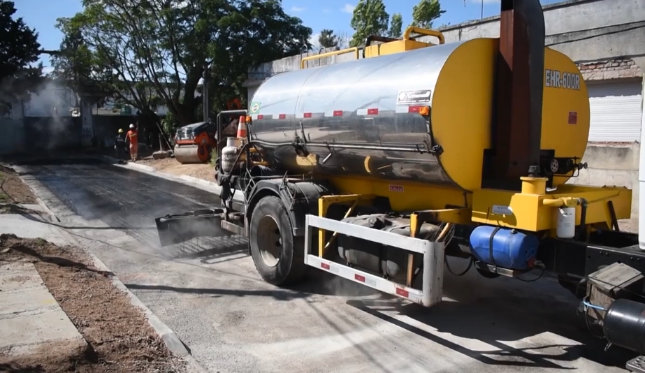 obras viales en las piedras