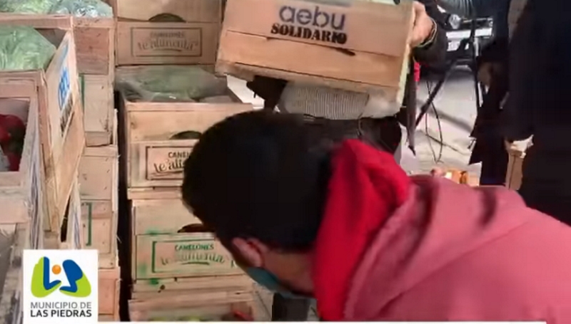 entrega canastas aebu municipio las piedras