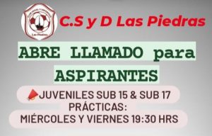 llamado club social y deportivo las piedras