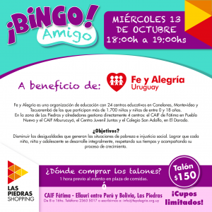 Bingo Amigo - Las Piedras Shopping - 13 de octubre