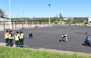 Trabajos en Plaza de la Juventud