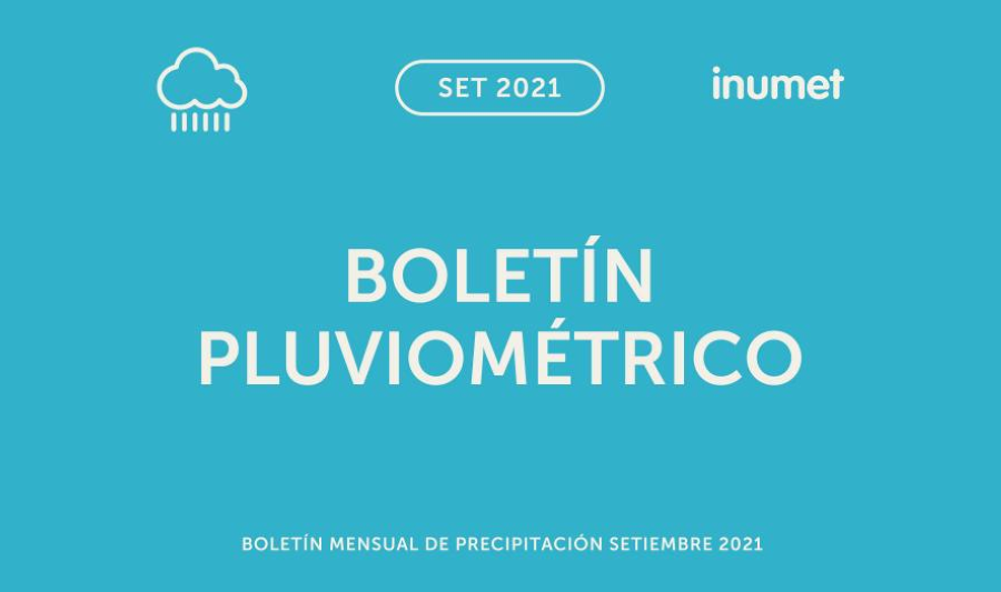 boletin pluviometrico INUMET Setiembre 2021