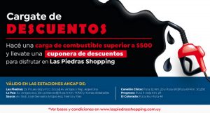 carga descuentos ancap las piedras shopping