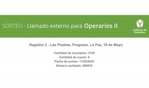 llamado operarios II