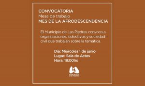 convocatoria mes afrodescendencia las piedras
